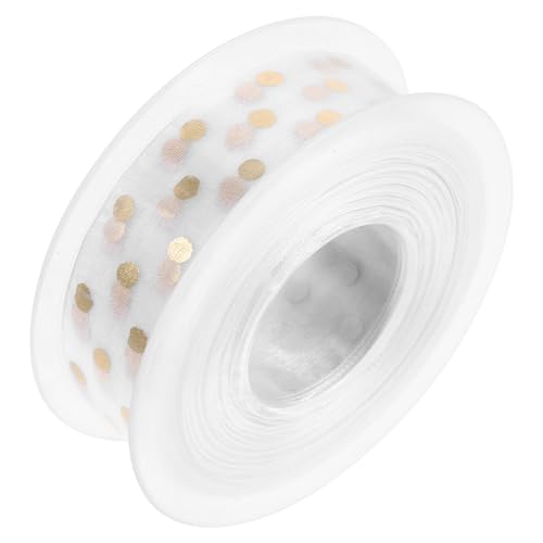 Veemoon 1 Rolle Dotted Geschenkband Hochwertiges Wiederverwendbar Party und Bastelprojekte Design für und Dekorationen Zufällige Farben von Veemoon
