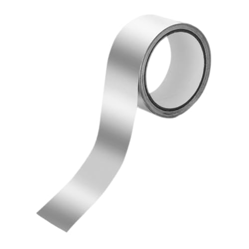 Veemoon 1 Rolle Folienband Aluminium Hochtemperaturband Leitfähig Gewebereparaturband Wickeln Fenster Klebrig Isoliert Trockner-entlüftungsband Hvac-klebeband Für Kanäle Silver von Veemoon