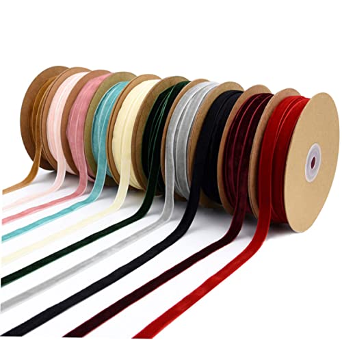 Veemoon 1 Rolle Geschenkbänder ein Verpackungsband dünn Samtband rot Mini Bänder für Handwerk Schleifen für Bastelarbeiten velvet ribbon samtbänder Geschenkverpackungsband Veemoon 1 Rolle Geschenkbänder ein Verpackungsband dünn Samtband rot Mini Bänder für Handwerk Schleifen für Bastelarbeiten velvet ribbon samtbänder Geschenkverpackungsband von Veemoon