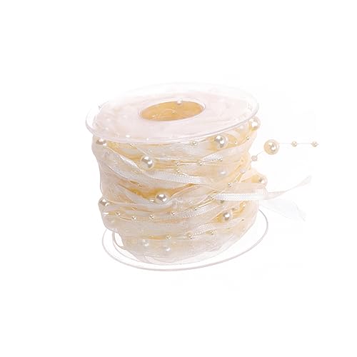 Veemoon 1 Rolle Geschenkband Chiffon Seidenband Brautduschendekorationen handwerk hochzeitsdekoration ribbon ripsband Piyester-Gurtbänder für Partys Blumenstraußbänder für Paket Beige Veemoon 1 Rolle Geschenkband Chiffon Seidenband Brautduschendekorationen handwerk hochzeitsdekoration ribbon ripsband Piyester-Gurtbänder für Partys Blumenstraußbänder für Paket Beige von Veemoon