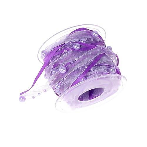 Veemoon 1 Rolle Geschenkband Party Strauß Bänder Zum Basteln Bandhochzeit Satinband Blumen Braut- Schleife Junggesellin Abs Hochzeitsband Violet von Veemoon
