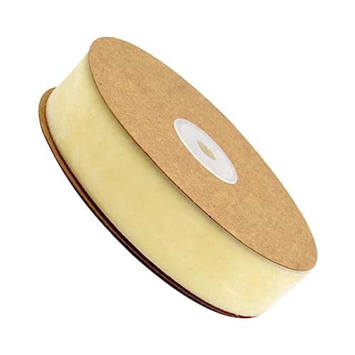 Veemoon 1 Rolle Geschenkverpackungsband Geschenkband Hochzeit Naht Dekorativ Düster Pastell Band Aus Weißem Stoff, Chiffonband Garn, Das Bastbänder Umwickelt Satinband Samtband Fell Beige Veemoon 1 Rolle Geschenkverpackungsband Geschenkband Hochzeit Naht Dekorativ Düster Pastell Band Aus Weißem Stoff, Chiffonband Garn, Das Bastbänder Umwickelt Satinband Samtband Fell Beige von Veemoon