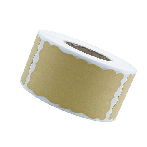 Veemoon 1 Rolle Kraftpapier Aufkleber Etiketten Selbstklebend für DIY Blanko Siegelsticker für Dekoration Weihnachts und Geburtstagsanlässe Veemoon 1 Rolle Kraftpapier Aufkleber Etiketten Selbstklebend für DIY Blanko Siegelsticker für Dekoration Weihnachts und Geburtstagsanlässe von Veemoon