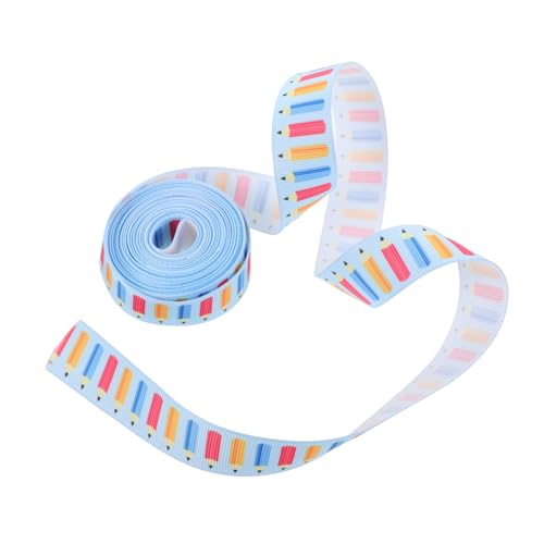 Veemoon 1 Rolle Schleife Kind Basteln Schule Satinband dekoratives Klebeband geschenkverpackung geschenkband handarbeit Schulanfangsband Bänder für Handwerk Blumenstrauß liefert Polyester von Veemoon