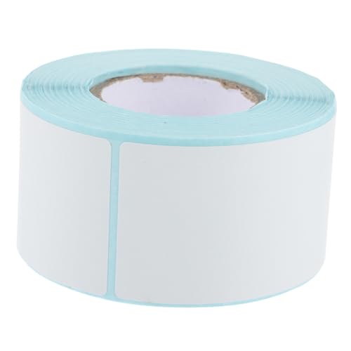 Veemoon 1 Rolle Thermopapier Selbstklebende Etiketten Hochwertige Blanko Preisetiketten für Thermodrucker für Büro Versand und Organisation von Veemoon
