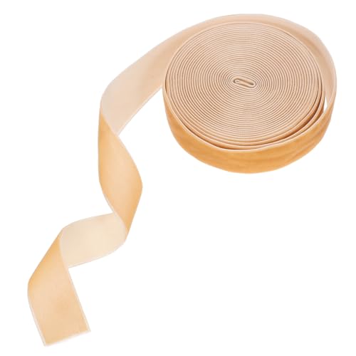 Veemoon 1 Rolle Veloursband Camel Hochwertiges Geschenkband für DIY Projekte und Blumensträuße Vielseitiges Dekorationsband für Handgemachtes und Geschenkverpackungen von Veemoon