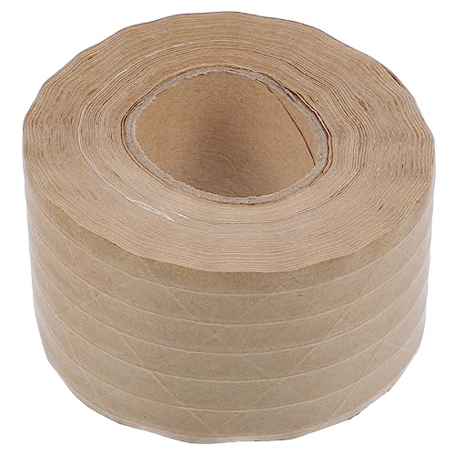 Veemoon 1 Rolle Wasseraktiviertes Kraftpapier Klebeband Starkes Verpackungsband für und Kartonversiegelung Vielseitig Einsetzbar für DIY und Rahmenmontage von Veemoon