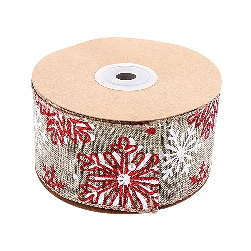 Veemoon 1 Rolle Weihnachtsband Geschenkband Weihnachtssamtband Weihnachtsdekorationen Weihnachtliches Rotes Und Grünes Band Weihnachtliche Tischdekoration Weihnachten Hängend Schleife von Veemoon