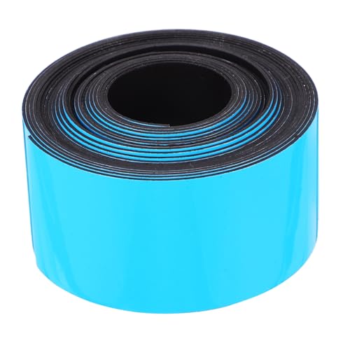 Veemoon 1 Rolle magnetisches Etikett magnetische Etikettenstreifen Magnetstreifen für Whiteboard Magnetband Gummi Himmelblau von Veemoon