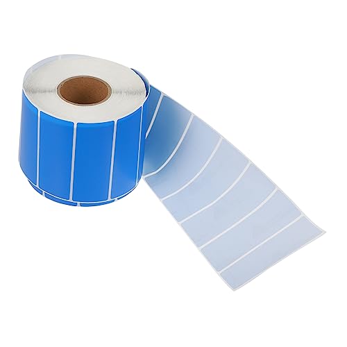 Veemoon 1 Rolle selbstklebendes Druckpapier Klebeetikett Name Etiketten preisschild büroartikel druckerpapier preisaufkleber für kleidung Barcode-Druckpapiere Kupferplattenaufkleber Blue von Veemoon