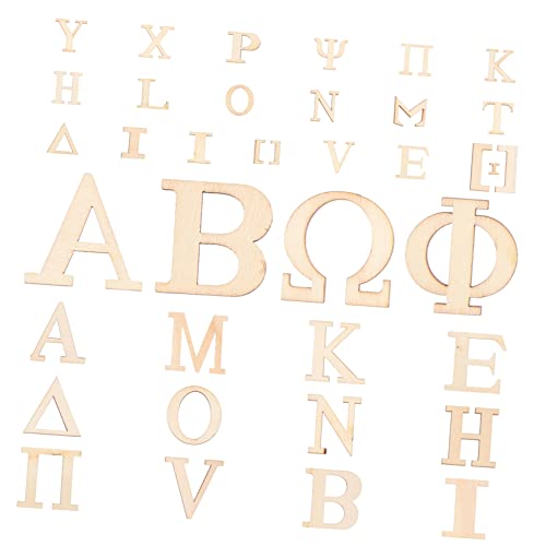 Veemoon 1 Satz Alphabet-holzchip-dekoration Briefe Unvollendet Ausschnitte Für Dekorationen Alphabete Kleine Holzbuchstaben Holzscheiben Diy Liefert Holz Buchstabe 72 Stück von Veemoon