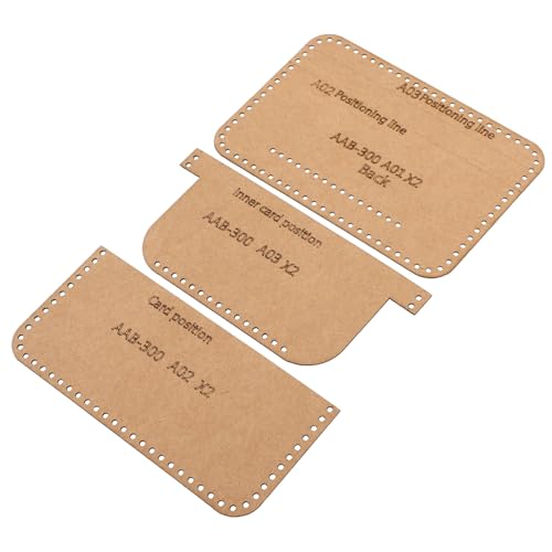 Veemoon 1 Satz DIY Leder Brieftaschen Vorlage Multifunktionale Schablonen für Handarbeiten Präzise Maße für Anfänger und Profis Langlebiges Kraftpapier für Einfache Veemoon 1 Satz DIY Leder Brieftaschen Vorlage Multifunktionale Schablonen für Handarbeiten Präzise Maße für Anfänger und Profis Langlebiges Kraftpapier für Einfache von Veemoon