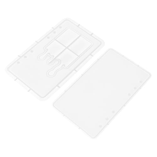 Veemoon 1 Satz DIY Silikonform für Notizbuchcover Teiliges Set Flexiblem Silikon für Kreative Bastelprojekte Vielseitig Einsetzbar für Epoxidharz und Andere Materialien von Veemoon