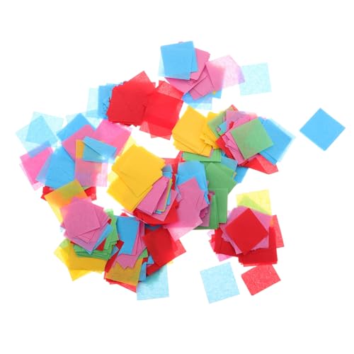 Veemoon 1 Satz Dekoratives Papier Konfetti Quadratische Seidenpapier für Hochzeiten Geburtstagsfeiern und Feiertagsdekorationen für Tischdeko Luftballons Veemoon 1 Satz Dekoratives Papier Konfetti Quadratische Seidenpapier für Hochzeiten Geburtstagsfeiern und Feiertagsdekorationen für Tischdeko Luftballons von Veemoon