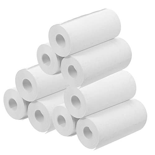 Veemoon 1 Satz Etiketten Aus Thermopapier Brauch Thermalpapier Postetiketten Aufkleber Klebstoffversandetiketten Selbstklebende Etikettenaufkleber Paketetiketten Weiß 10 Rollen von Veemoon