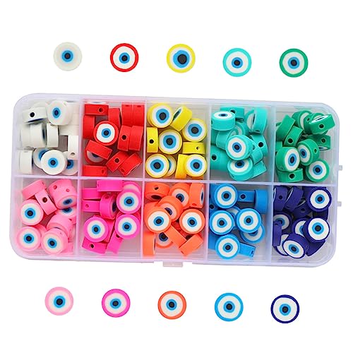 Veemoon 1 Satz Evil Eye Perlen Set Kreative Schmuckperlen Für Diy Armbänder Und Ohrringe Kleine Charmante Lose Perlen Buntem Design Für Einzigartige Bastelprojekte 150 Stück Veemoon 1 Satz Evil Eye Perlen Set Kreative Schmuckperlen Für Diy Armbänder Und Ohrringe Kleine Charmante Lose Perlen Buntem Design Für Einzigartige Bastelprojekte 150 Stück von Veemoon