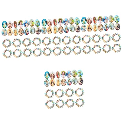 Veemoon 1 Satz Flache Glasperlen Für Schmuckherstellung Diy Cabochons Für Armbänder Und Schlüsselanhänger Multifunktionale Bastelmaterialien Verschiedenen Farben Und Mustern 100 Stück von Veemoon