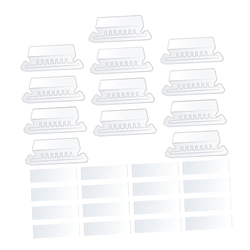 Veemoon 1 Satz Hängende Dateiordner Tabs Transparente für Organisation von Dokumenten Leicht und Tragbar für Effizientes Ablagesystem und Beschriftung von Veemoon