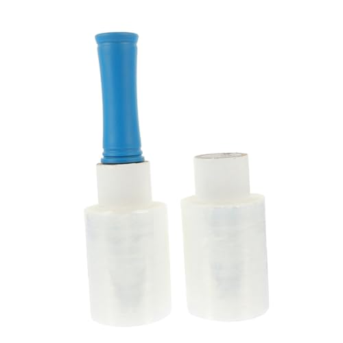 Veemoon 1 Satz Handlicher Stretchfolie mit Robuste Transparente Verpackungsfolie für und Lagerung Ergonomischem Griff für Möbel und Palettenverpackung von Veemoon