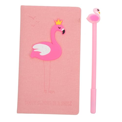 Veemoon 1 Satz Kawaii Notizbuch Set mit Flamingo Muster Tragbares Notizheft aus Hochwertigem für Büro Schule und Reisen für Schüler Lehrer und Kreative Köpfe von Veemoon