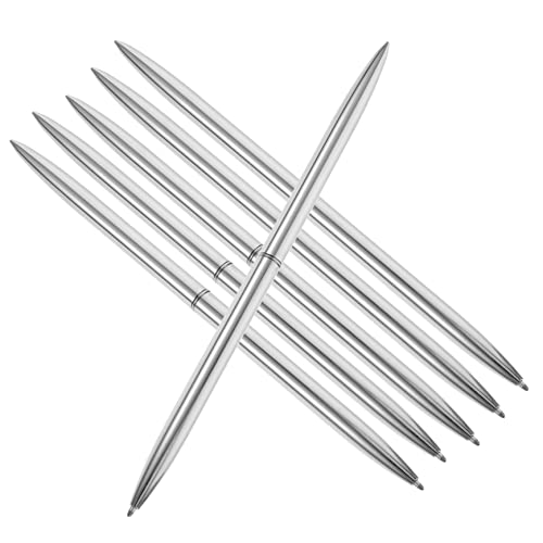 Veemoon 1 Satz Kugelschreiber Aus Metall Mehrfarbig Tintenstifte Masse Großer Stift Blau Metallisch Farbige Stifte Ästhetische Stifte Silberstift Büro Silver 6 Stück Veemoon 1 Satz Kugelschreiber Aus Metall Mehrfarbig Tintenstifte Masse Großer Stift Blau Metallisch Farbige Stifte Ästhetische Stifte Silberstift Büro Silver 6 Stück von Veemoon
