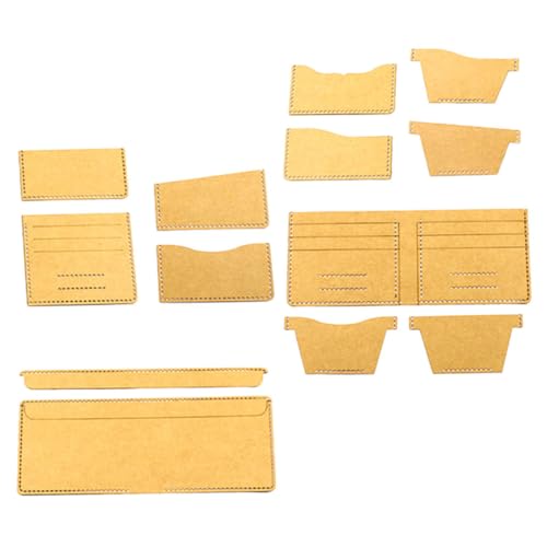 Veemoon 1 Satz Ledervorlage Schablone Nähen Wallet-Vorlage Brieftasche Nähvorlage Quiltvorlagen Acryl Wallet-Tool Quiltvorlagen zum Handquilten Vorlage für Ledermuster Veemoon 1 Satz Ledervorlage Schablone Nähen Wallet-Vorlage Brieftasche Nähvorlage Quiltvorlagen Acryl Wallet-Tool Quiltvorlagen zum Handquilten Vorlage für Ledermuster von Veemoon
