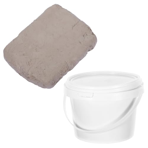 Veemoon 1 Satz Luftgetrockneter Ton Formmasse zum Bildhauen Air Clay für Erwachsene Ton formen Modelliermasse an der Luft trocknen lassen DIY -Kits für Kaolin Weiß von Veemoon