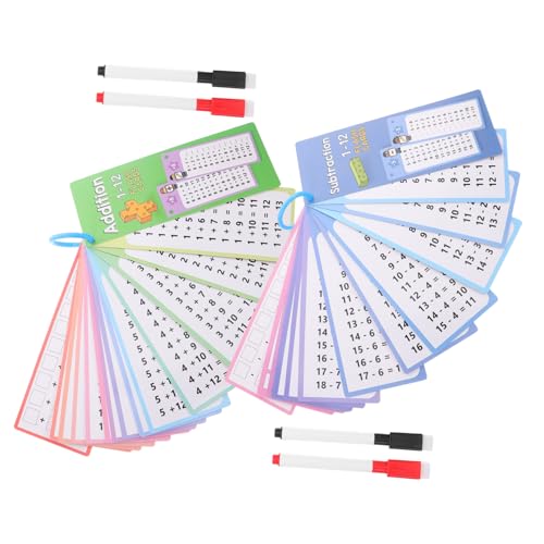 Veemoon 1 Satz Mathe-lernkarten Mathematische Manipulative-lernkarten Karteikarten Zur Addition Und Subtraktion Additions -subtraktionskarte Mathe Lernspielzeug Papier Veemoon 1 Satz Mathe-lernkarten Mathematische Manipulative-lernkarten Karteikarten Zur Addition Und Subtraktion Additions -subtraktionskarte Mathe Lernspielzeug Papier von Veemoon