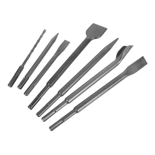 Veemoon 1 Satz Meißel Elektrik -Pickel -Set Bohrer aus Metall Bohrbits Holzsplitter Holzarbeiter quadratischer Tenon -Bohrer Vielseitiger Holzspatenbohrer Stahl Grau Veemoon 1 Satz Meißel Elektrik -Pickel -Set Bohrer aus Metall Bohrbits Holzsplitter Holzarbeiter quadratischer Tenon -Bohrer Vielseitiger Holzspatenbohrer Stahl Grau von Veemoon