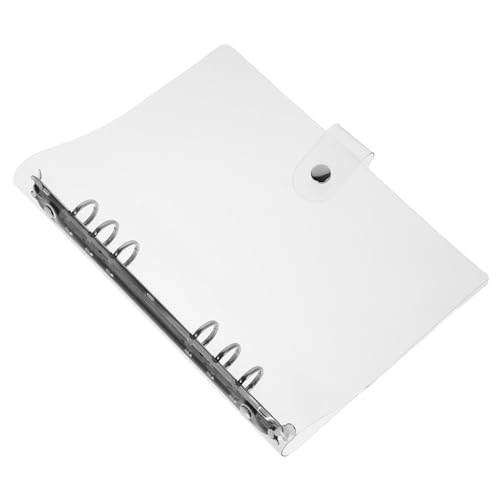 Veemoon 1 Satz PVC Transparent Notizbuchhülle Ringbuch Cover für Planner und Lose Praktisch und Robust Schützt Notizen vor Beschädigungen von Veemoon