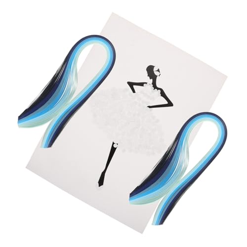 Veemoon 1 Satz Papier Quilling Set mit Zubehör Tracing Paper Farbstreifen für DIY Papierkunst Bastelkit für Kreative Projekte Erlernen von Quilling Techniken von Veemoon