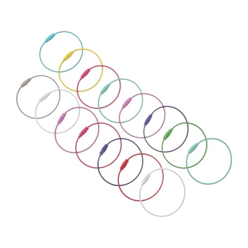 Veemoon 1 Satz Schlüsselanhänger Aus Drahtseil Lanyards Schlüsselhalter Groß Schlüsselring Sprühlack Schlüsselanhänger Mit Schlüsselschlaufe Schlaufenhalter Metall 15 Stück Veemoon 1 Satz Schlüsselanhänger Aus Drahtseil Lanyards Schlüsselhalter Groß Schlüsselring Sprühlack Schlüsselanhänger Mit Schlüsselschlaufe Schlaufenhalter Metall 15 Stück von Veemoon