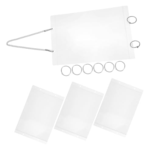 Veemoon 1 Satz Seitenlader Preisschild Halter mit Metallkette Hängende Organizer für Preisetiketten und Merchandise Karten für Einzelhandel und Supermärkte Veemoon 1 Satz Seitenlader Preisschild Halter mit Metallkette Hängende Organizer für Preisetiketten und Merchandise Karten für Einzelhandel und Supermärkte von Veemoon