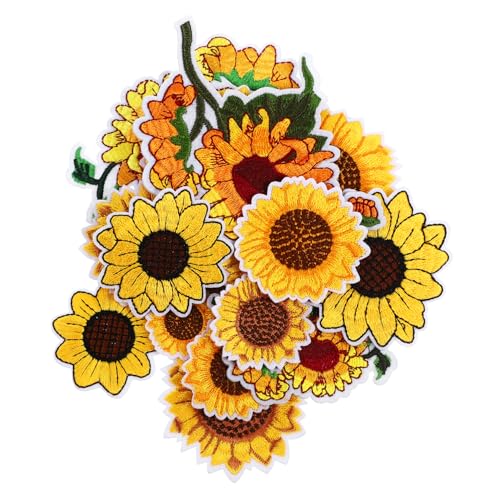 Veemoon 1 Satz Sonnenblumen Stickerei Patches Teile Aufbügel und Näh Patches für Jeans Jacken Hüte DIY Applikationen zur Dekoration von Kleidung und Accessoires Veemoon 1 Satz Sonnenblumen Stickerei Patches Teile Aufbügel und Näh Patches für Jeans Jacken Hüte DIY Applikationen zur Dekoration von Kleidung und Accessoires von Veemoon