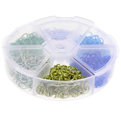 Veemoon 1 Satz Sprungring -verbindungsring Perlen Sprungringe Sprungringzange Hochzeit Herstellung Einfach Schlüssel Für Reifen Schmuck Biegeringe Selber Basteln Aluminium 2box von Veemoon
