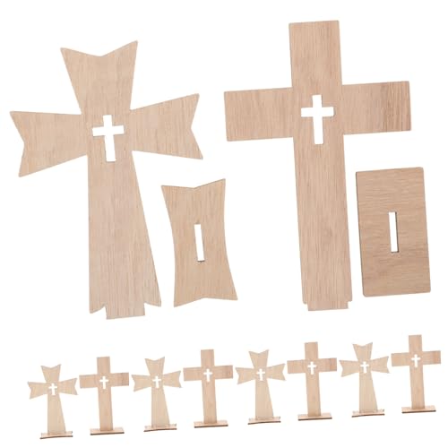 Veemoon 1 Satz Teiliges Holzkreuz Diy Bastelset Unvollendete Holzchips Kreuzform Für Handarbeiten Für Religiöse Anlässe 30 Stück Veemoon 1 Satz Teiliges Holzkreuz Diy Bastelset Unvollendete Holzchips Kreuzform Für Handarbeiten Für Religiöse Anlässe 30 Stück von Veemoon