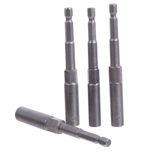 Veemoon 1 Satz Teiliges Magnetische Bithalter Mit Verlängerung Für Akkuschrauber Und Bohrmaschinen Legiertem Für Präzise Schraubarbeiten Und Einfache Handhabung 4 Stück Veemoon 1 Satz Teiliges Magnetische Bithalter Mit Verlängerung Für Akkuschrauber Und Bohrmaschinen Legiertem Für Präzise Schraubarbeiten Und Einfache Handhabung 4 Stück von Veemoon