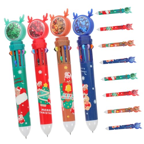 Veemoon 1 Satz Teiliges Weihnachtskugelschreiber Weihnachtlich Gestaltete Kugelschreiber Für Schüler Rutschfest Angenehm Zu Halten Für Schule Büro Und Weihnachtsfeiern 12 Stück Veemoon 1 Satz Teiliges Weihnachtskugelschreiber Weihnachtlich Gestaltete Kugelschreiber Für Schüler Rutschfest Angenehm Zu Halten Für Schule Büro Und Weihnachtsfeiern 12 Stück von Veemoon