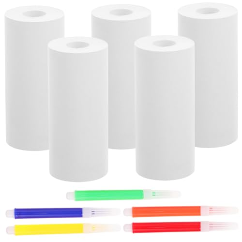 Veemoon 1 Satz Thermische Selbstklebend Mini Drucker Aufkleber für Etikettierung und Ölbeständig Beschriften und Organisieren Büro Veemoon 1 Satz Thermische Selbstklebend Mini Drucker Aufkleber für Etikettierung und Ölbeständig Beschriften und Organisieren Büro von Veemoon