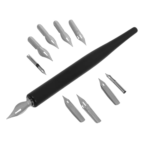 Veemoon 1 Satz Zeichentusche Stift mit Wechselbaren Holzgriff für Schreiben Zeichnen und Skizzieren Künstlerbedarf für Profis und Anfänger Teiliges Set Veemoon 1 Satz Zeichentusche Stift mit Wechselbaren Holzgriff für Schreiben Zeichnen und Skizzieren Künstlerbedarf für Profis und Anfänger Teiliges Set von Veemoon