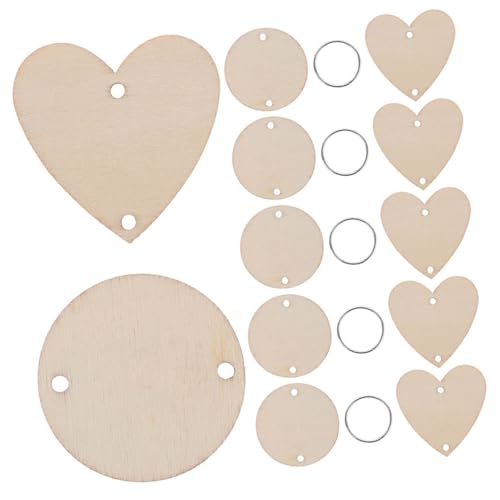 Veemoon 1 Satz Zubehör für Kalender-Aufhängetafeln Holzornamente für das Kunsthandwerk Runde Holzscheiben zum Basteln Holzverzierungsrohlinge Holzchips für Handwerk Herz-Tags hölzern Beige Veemoon 1 Satz Zubehör für Kalender-Aufhängetafeln Holzornamente für das Kunsthandwerk Runde Holzscheiben zum Basteln Holzverzierungsrohlinge Holzchips für Handwerk Herz-Tags hölzern Beige von Veemoon