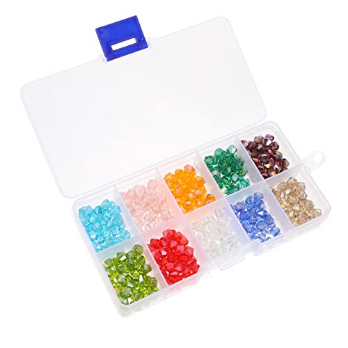 Veemoon 1 Schachtel Ab Farbige Glasperlen Form Facettierte DIY Schmuckperlen mit Bunte Spacer Perlen für Armband Halskette Ohrring zum Auffädeln und Basteln Veemoon 1 Schachtel Ab Farbige Glasperlen Form Facettierte DIY Schmuckperlen mit Bunte Spacer Perlen für Armband Halskette Ohrring zum Auffädeln und Basteln von Veemoon