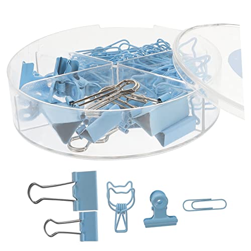 Veemoon 1 Schachtel Bunte Binder Clips Set Praktische Büroklammern für Organisation von Dokumenten mit Farbenfrohen Papierfixierclips für Schule und Büro Vielseitig Einsetzbar von Veemoon