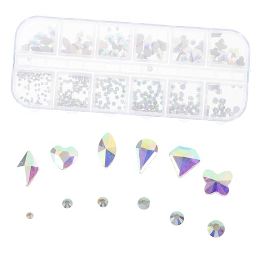 Veemoon 1 Schachtel DIY Nagelkunst Strasssteine Fächer Glitzernde Ab Dekorative Schmucksteine für Fingernägel Vielseitig für Nail Art und DIY Bastelprojekte Langlebig und Funkelnd Veemoon 1 Schachtel DIY Nagelkunst Strasssteine Fächer Glitzernde Ab Dekorative Schmucksteine für Fingernägel Vielseitig für Nail Art und DIY Bastelprojekte Langlebig und Funkelnd von Veemoon