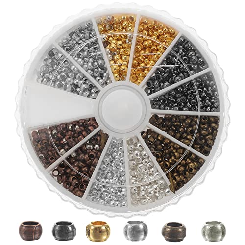Veemoon 1 Schachtel Farben Kupferperlen Lose Spacer Perlen für DIY Schmuck Handwerksmaterial für Armbänder und Robuste und Langlebige Bastelperlen für Kreative Projekte Veemoon 1 Schachtel Farben Kupferperlen Lose Spacer Perlen für DIY Schmuck Handwerksmaterial für Armbänder und Robuste und Langlebige Bastelperlen für Kreative Projekte von Veemoon