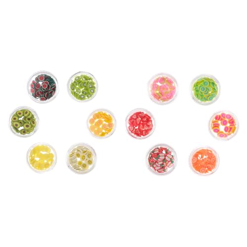 Veemoon 1 Schachtel Farben Polymer Clay Nagel Pailletten DIY Nail Art Dekorationen Frucht Chip Maniküre für Kreative Fingernägelgestaltung Einfach Anzuwenden Geeignet für Profi und Veemoon 1 Schachtel Farben Polymer Clay Nagel Pailletten DIY Nail Art Dekorationen Frucht Chip Maniküre für Kreative Fingernägelgestaltung Einfach Anzuwenden Geeignet für Profi und von Veemoon