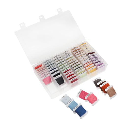 Veemoon 1 Schachtel Farben Stickgarn mit Aufbewahrungsbox Bunte Kreuzstich Nähfäden für DIY Handarbeiten Weiches Farbechtes Garn für Stickerei Basteln und Kreative Nähprojekte Veemoon 1 Schachtel Farben Stickgarn mit Aufbewahrungsbox Bunte Kreuzstich Nähfäden für DIY Handarbeiten Weiches Farbechtes Garn für Stickerei Basteln und Kreative Nähprojekte von Veemoon