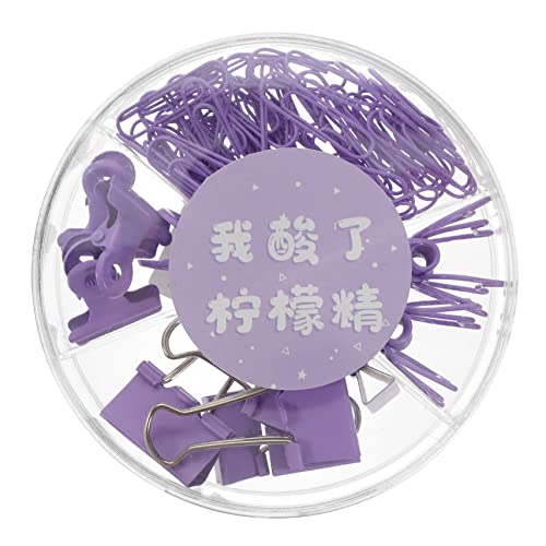 Veemoon 1 Schachtel Hinweis Jacke Set Büromappenclip Farbige Heftklammern Standard-büroklammern Office -datei Clips Universelle Büroklammern Quittungsklammern Papierclips Violett Metall Veemoon 1 Schachtel Hinweis Jacke Set Büromappenclip Farbige Heftklammern Standard-büroklammern Office -datei Clips Universelle Büroklammern Quittungsklammern Papierclips Violett Metall von Veemoon