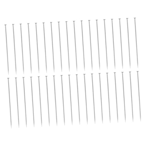 Veemoon 1 Schachtel Nähpositionierung Kleine Kopfnadeln Nähen Mit Stecknadeln Flachkopfstifte Fixierstift Nähen Blumenstrauß-Stift Quiltnadeln Mit Flachem Kopf Stricknadel Stahl Silber von Veemoon