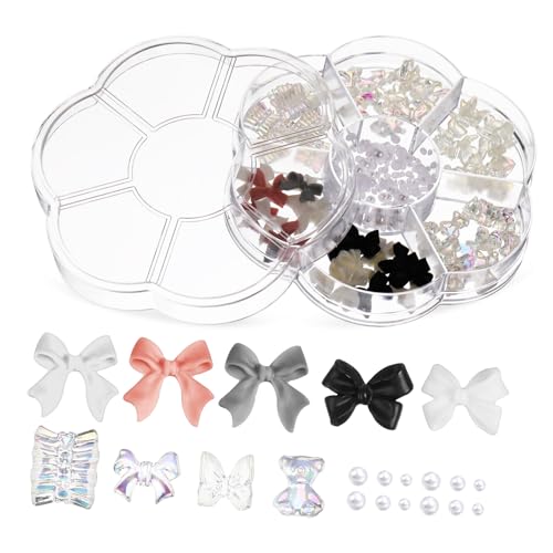 Veemoon 1 Schachtel Nail Bows Nagelcharms Süße Schleifen Schmuck für Nägel Diy Nageldekorationen Langlebige Harz Bow Charms Vielseitig Einsetzbar für Nägel und Accessoires Veemoon 1 Schachtel Nail Bows Nagelcharms Süße Schleifen Schmuck für Nägel Diy Nageldekorationen Langlebige Harz Bow Charms Vielseitig Einsetzbar für Nägel und Accessoires von Veemoon